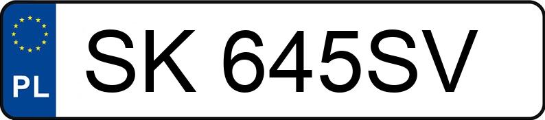 Numer rejestracyjny SK 645SV posiada SKODA FABIA - SK645SV Numer rejestracyjny SK 645SV posiada SKODA FABIA - SK645SV