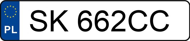 Numer rejestracyjny SK 662CC posiada VOLKSWAGEN GOLF - SK662CC