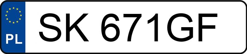 Numer rejestracyjny SK 671GF posiada SUBARU IMPREZA - SK671GF Numer rejestracyjny SK 671GF posiada SUBARU IMPREZA - SK671GF