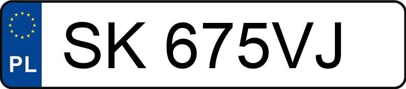 Numer rejestracyjny SK 675VJ posiada DACIA DUSTER SR - SK675VJ