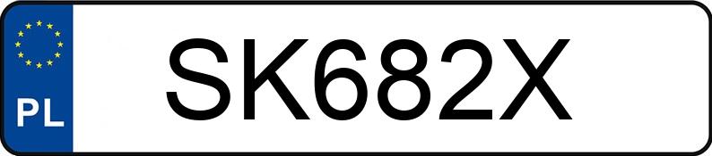 Numer rejestracyjny SK 682X posiada YAMAHA Naked Bike do 600 ccm YBR 125 C - SK682X