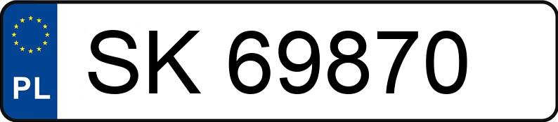 Numer rejestracyjny SK 69870 posiada TOYOTA Yaris 1.3 MR`99 Sol - SK69870 Numer rejestracyjny SK 69870 posiada TOYOTA Yaris 1.3 MR`99 Sol - SK69870