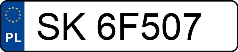 Numer rejestracyjny SK 6F507 posiada MERCEDES-BENZ C 63 AMG - SK6F507