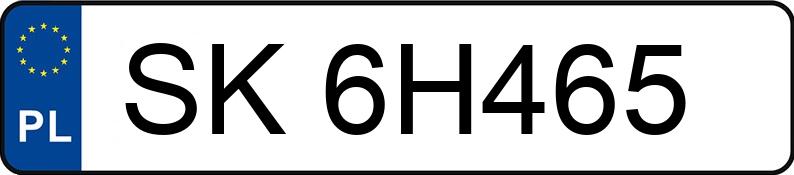 Numer rejestracyjny SK 6H465 posiada TOYOTA RAV4 - SK6H465