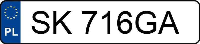 Numer rejestracyjny SK 716GA posiada TOYOTA RAV4 - SK716GA Numer rejestracyjny SK 716GA posiada TOYOTA RAV4 - SK716GA