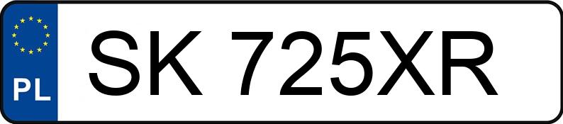 Numer rejestracyjny SK 725XR posiada RENAULT CAPTUR - SK725XR