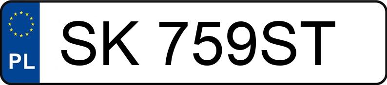 Numer rejestracyjny SK 759ST posiada BMW 525D XDRIVE - SK759ST