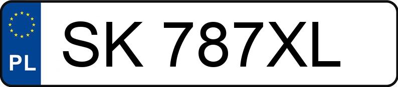 Numer rejestracyjny SK 787XL posiada BMW 5ER REIHE - SK787XL Numer rejestracyjny SK 787XL posiada BMW 5ER REIHE - SK787XL