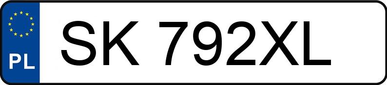 Numer rejestracyjny SK 792XL posiada PEUGEOT 2008 - SK792XL