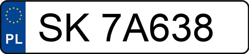 Numer rejestracyjny SK 7A638 posiada CITROEN C4 CACTUS - SK7A638 Numer rejestracyjny SK 7A638 posiada CITROEN C4 CACTUS - SK7A638
