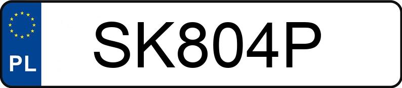 Numer rejestracyjny SK 804P posiada SUPER SOCO CPA - SK804P Numer rejestracyjny SK 804P posiada SUPER SOCO CPA - SK804P