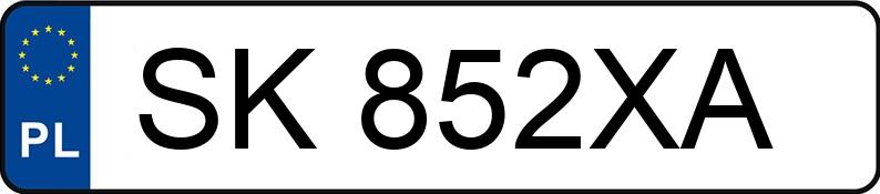 Numer rejestracyjny SK 852XA posiada SKODA Octavia IV 1.0 TSI MR`20 E6d Active - SK852XA Numer rejestracyjny SK 852XA posiada SKODA Octavia IV 1.0 TSI MR`20 E6d Active - SK852XA