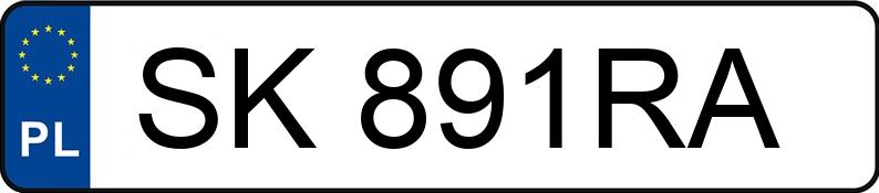 Numer rejestracyjny SK 891RA posiada VOLKSWAGEN JETTA - SK891RA
