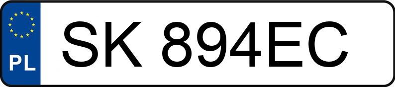 Numer rejestracyjny SK 894EC posiada FIAT DUCATO - SK894EC