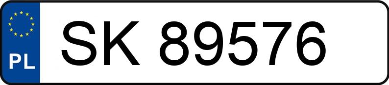 Numer rejestracyjny SK 89576 posiada TOYOTA Corolla Compact 1.8 Diesel XL - SK89576