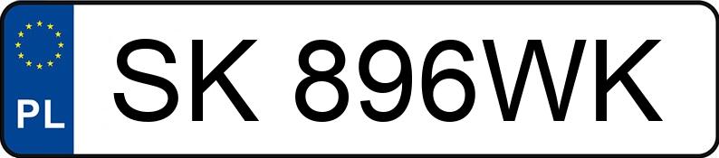 Numer rejestracyjny SK 896WK posiada FIAT DOBLO - SK896WK