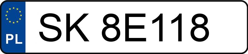 Numer rejestracyjny SK 8E118 posiada SKODA Superb IV 2.0 TDI MR`24 E6d Selection - SK8E118