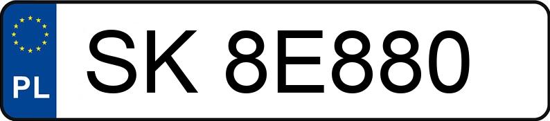 Numer rejestracyjny SK 8E880 posiada BMW X3 MR`22 E6d F97 M Competition - SK8E880