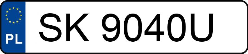 Numer rejestracyjny SK 9040U posiada OPEL Omega B 2.5 MR`00 Omega B 2.5 MR`00 - SK9040U