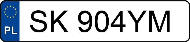 Numer rejestracyjny SK 904YM posiada VOLKSWAGEN Tiguan FL 1.5 TSI MR`21 E6 Urban Sport - SK904YM