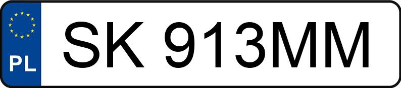 Numer rejestracyjny SK 913MM posiada PEUGEOT PARTNER - SK913MM
