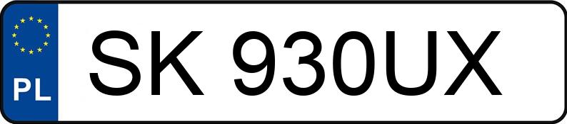 Numer rejestracyjny SK 930UX posiada BMW 118I - SK930UX