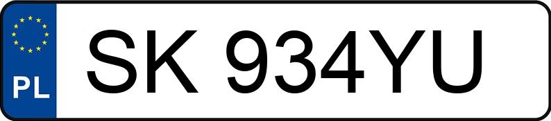 Numer rejestracyjny SK 934YU posiada TOYOTA YARIS - SK934YU Numer rejestracyjny SK 934YU posiada TOYOTA YARIS - SK934YU
