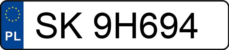 Numer rejestracyjny SK 9H694 posiada AUDI S3 LIMOUSINE - SK9H694