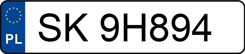 Numer rejestracyjny SK 9H894 posiada BMW 320i MR`22 E6d/e G20 xDrive Steptronic - SK9H894 Numer rejestracyjny SK 9H894 posiada BMW 320i MR`22 E6d/e G20 xDrive Steptronic - SK9H894