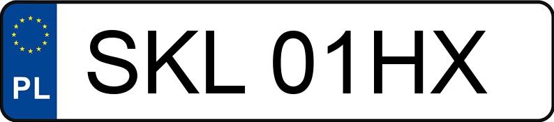 Numer rejestracyjny SKL 01HX posiada TOYOTA - SKL01HX Numer rejestracyjny SKL 01HX posiada TOYOTA - SKL01HX