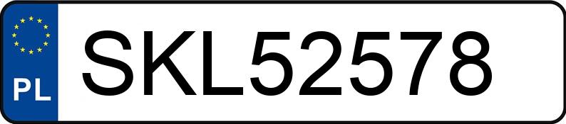 Numer rejestracyjny SKL 52578 posiada FIAT UNO 899 - SKL52578