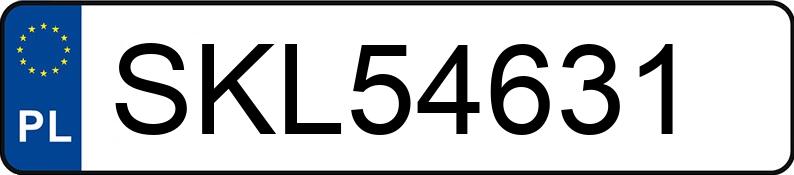 Numer rejestracyjny SKL 54631 posiada HYUNDAI IX35 - SKL54631