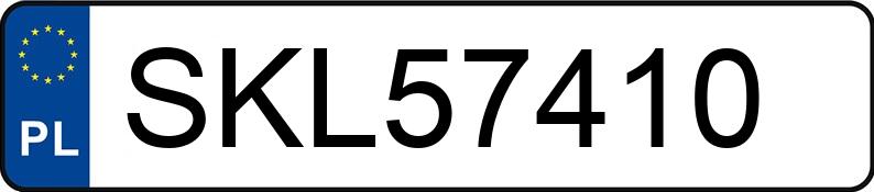 Numer rejestracyjny SKL 57410 posiada VOLKSWAGEN Polo 1.05 Kat. MR`91 Fox - SKL57410