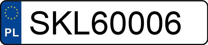 Numer rejestracyjny SKL 60006 posiada AUDI A4 AVANT - SKL60006 Numer rejestracyjny SKL 60006 posiada AUDI A4 AVANT - SKL60006