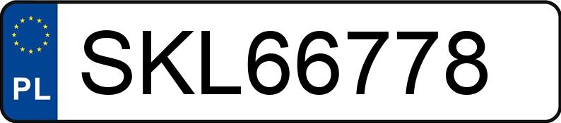 Numer rejestracyjny SKL 66778 posiada MERCEDES-BENZ S 63 AMG - SKL66778