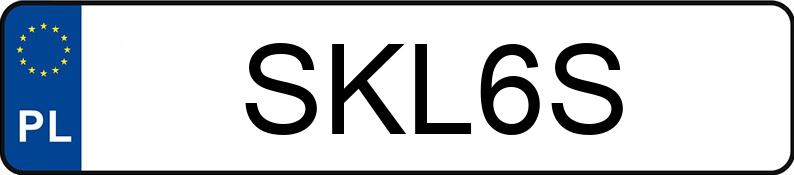 Numer rejestracyjny SKL 6S posiada FSO-WARSZAWA POLONEZ - SKL6S Numer rejestracyjny SKL 6S posiada FSO-WARSZAWA POLONEZ - SKL6S