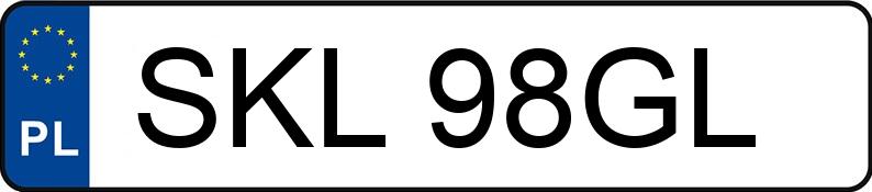 Numer rejestracyjny SKL 98GL posiada MERCEDES-BENZ 307 Diesel 3.5t 307 Diesel 3.5t - SKL98GL