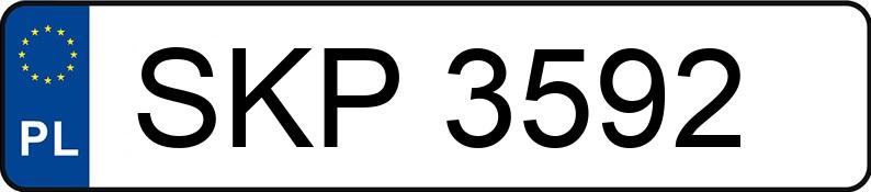 Numer rejestracyjny SKP 3592 posiada URSUS C 360 - SKP3592