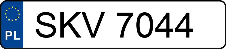 Numer rejestracyjny SKV 7044 posiada FSO Polonez Truck 2.3t 1.5 - SKV7044