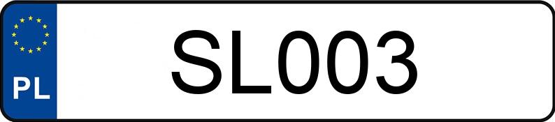 Numer rejestracyjny SL 003 posiada MERCEDES-BENZ 210 2.5t 210 2.5t - SL003