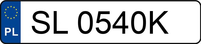 Numer rejestracyjny SL 0540K posiada FORD Focus 1.8 TDCi MR`08 E4 Gold X - SL0540K