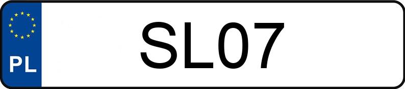 Numer rejestracyjny SL 07 posiada FORD MUSTANG - SL07