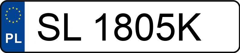 Numer rejestracyjny SL 1805K posiada SKODA Fabia 1.4 MR`99 E3 Classic - SL1805K Numer rejestracyjny SL 1805K posiada SKODA Fabia 1.4 MR`99 E3 Classic - SL1805K
