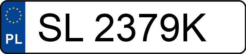 Numer rejestracyjny SL 2379K posiada FIAT 500 - SL2379K