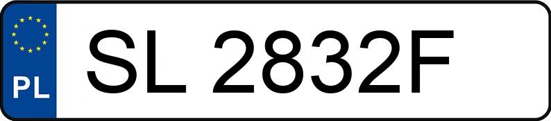 Numer rejestracyjny SL 2832F posiada OPEL INSIGNIA - SL2832F