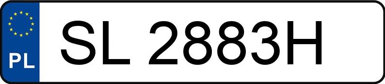 Numer rejestracyjny SL 2883H posiada OPEL CORSA C - SL2883H