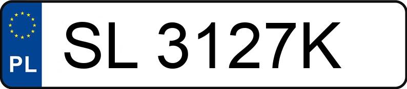 Numer rejestracyjny SL 3127K posiada FORD GALAXY - SL3127K