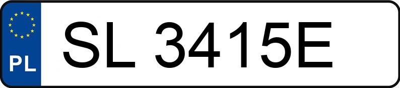 Numer rejestracyjny SL 3415E posiada AUDI A3 1.9 TDi Kat. MR`96 8L Ambition - SL3415E