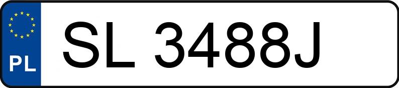 Numer rejestracyjny SL 3488J posiada OPEL ASTRA - SL3488J