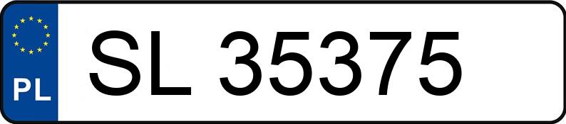 Numer rejestracyjny SL 35375 posiada KIA Pride 1.3 GLX - SL35375